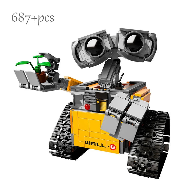 Novo - Disney WALL-E - Robô RC Motorizado de Alta Tecnologia - 687PCS.