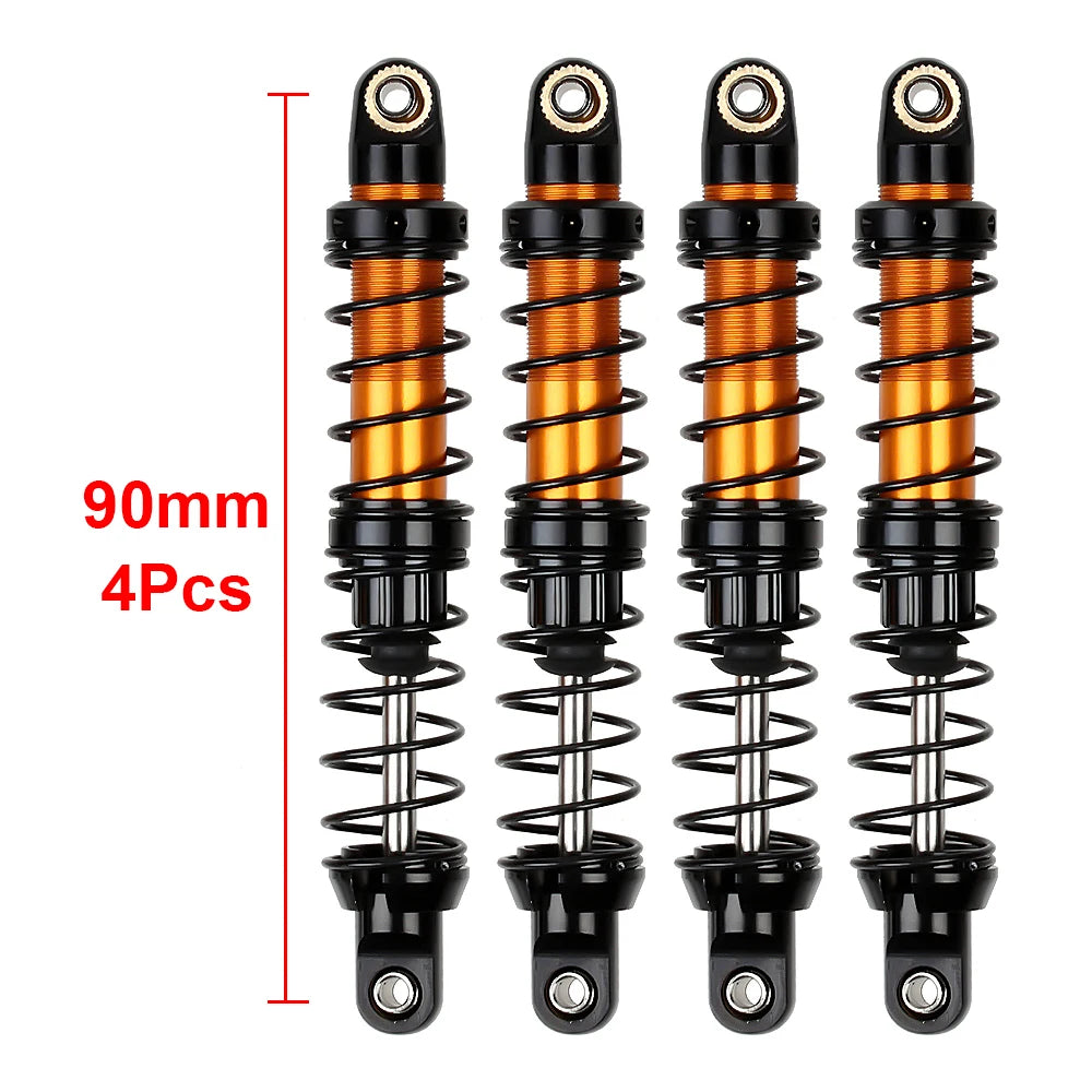 Amortecedor INJOR de Alumínio a Óleo para Carros de RC – 70/80/90/100/110/120mm.