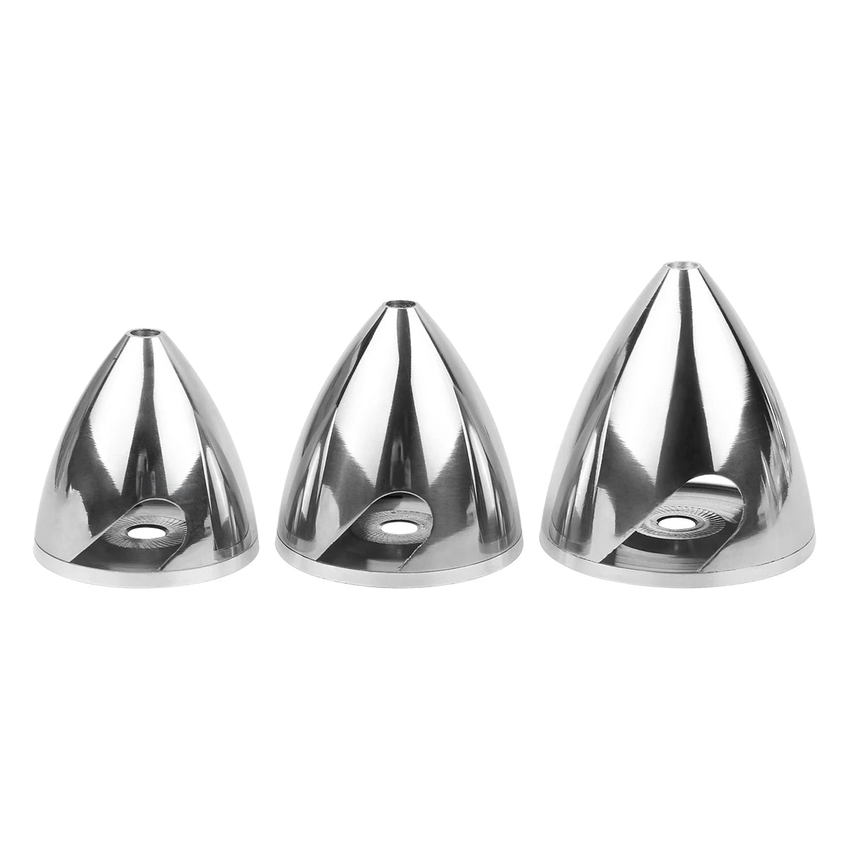 Spinner em liga de alumínio de 32 a 114 mm (1,25 a 4,5 polegadas) Para hélice de 2 pás.