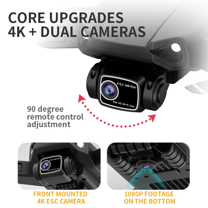 Drone Profissional 5G WIFI - GPS 4K - L900 PRO SE Oficial da LYZRC - Dobrável