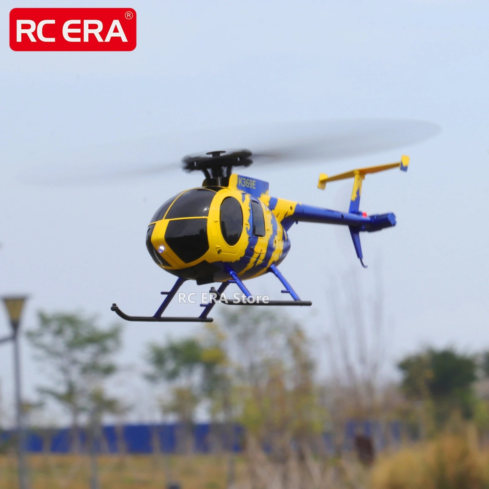 Helicóptero RC ERA C184 Mini MD500 com Sensor de Fluxo Óptico.