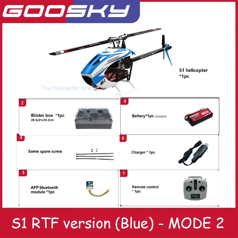 Goosky S1 – Helicóptero RC 3D de Alta Performance