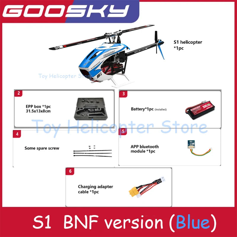 Goosky S1 – Helicóptero RC 3D de Alta Performance