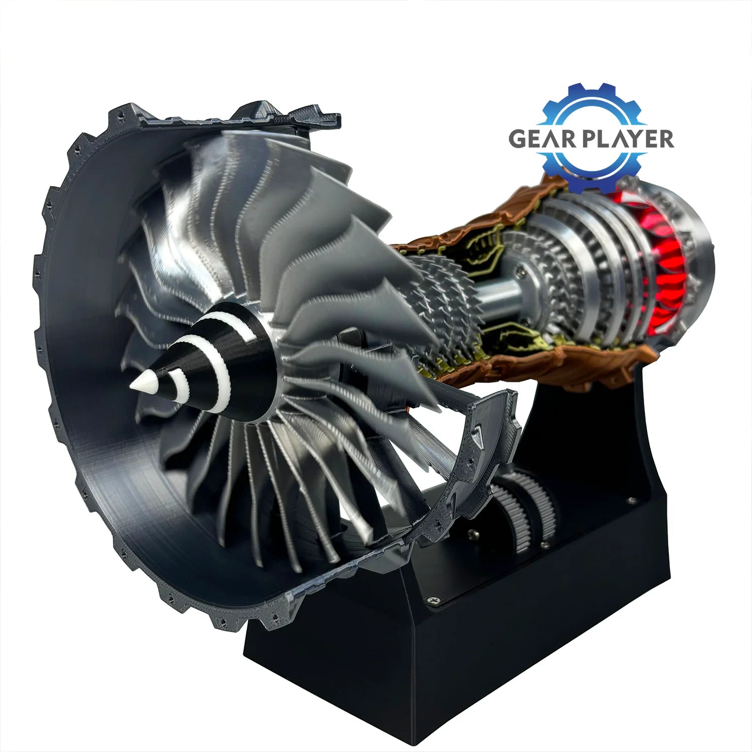 Motor Super Turbofan - Motor sem escovas - Função Ventilador elétrico de alto desempenho.