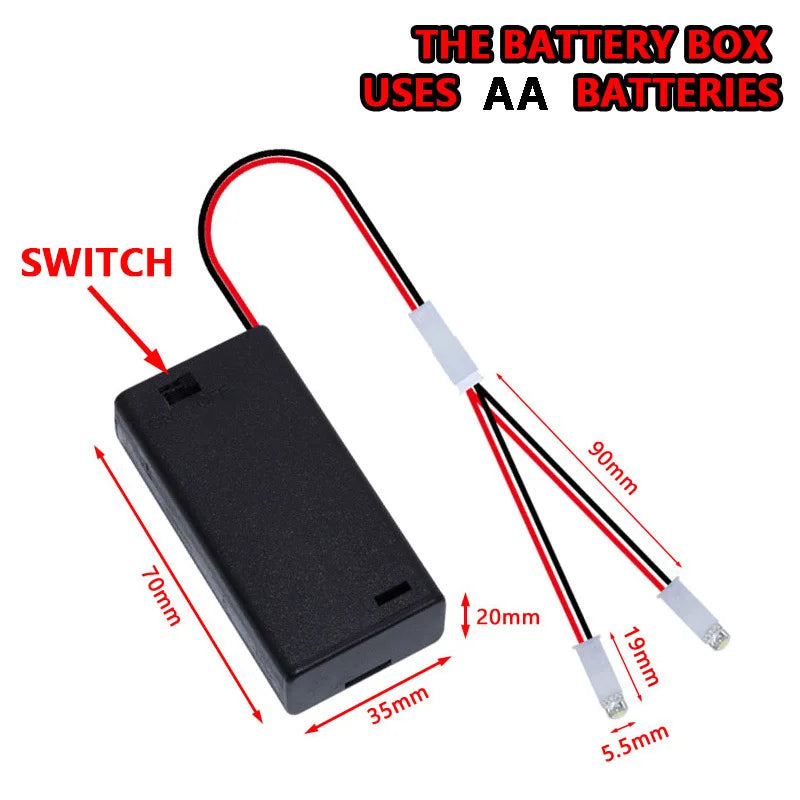 Led Beads 3V - Pequena Luz Noturna/Lâmpada - DIY Modelagem - Diorama 1 SET