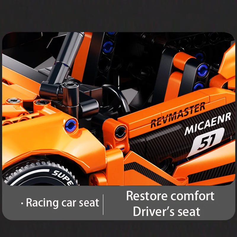 Nova McLaren 2025 Sports Car Escala:1:14 - 1200 Peças