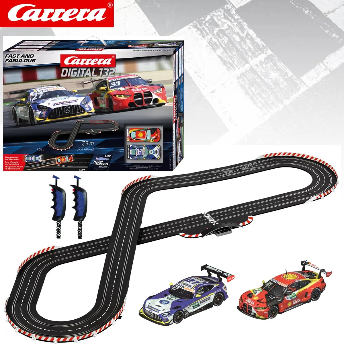 Autorama Carrera Slot Car Digital 132 - Conjunto Completo