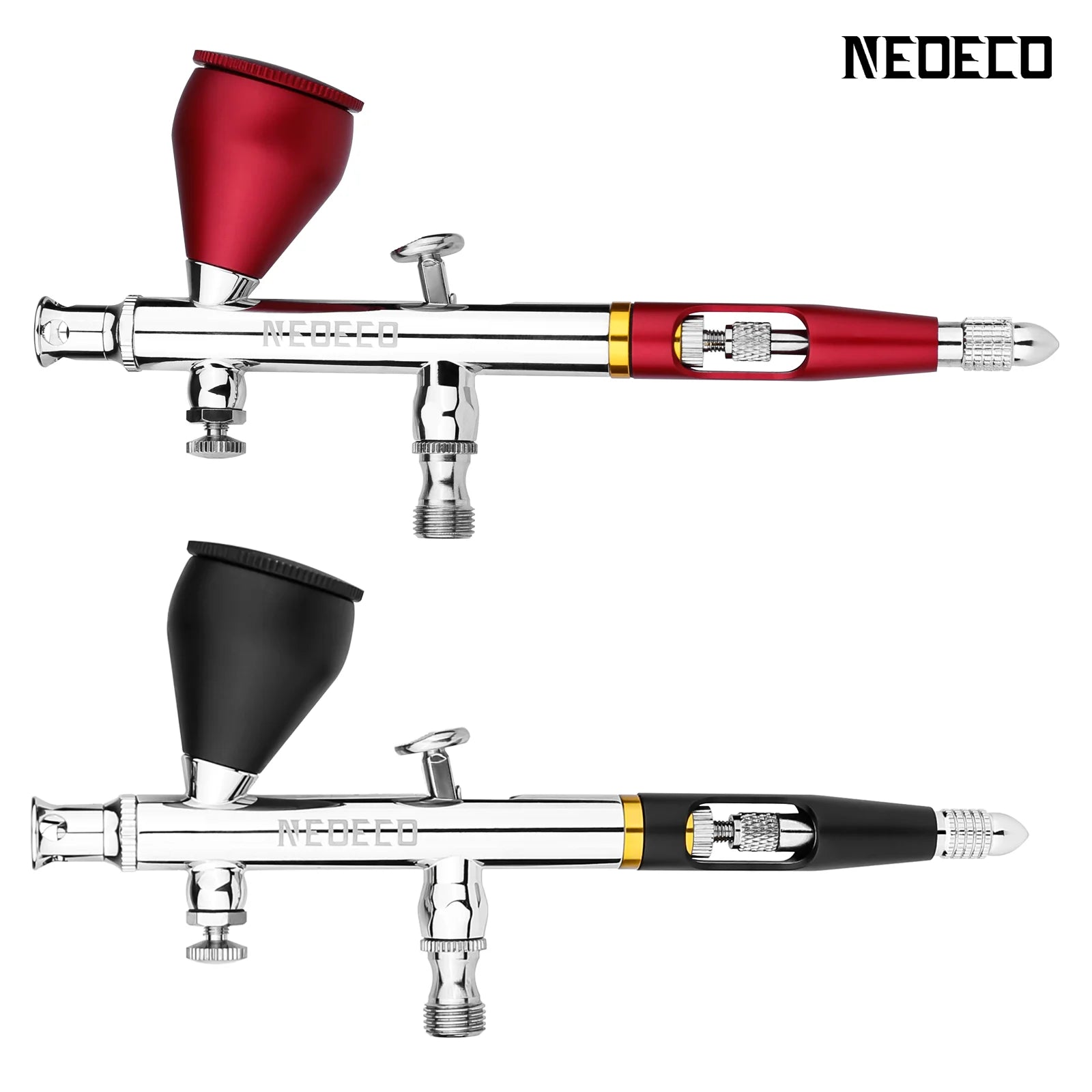 Aerógrafo de dupla ação NEOECO NCT-SJ83 Copos de fluido de 9 cc 1/3 oz