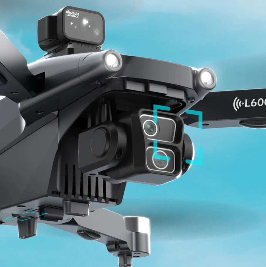 Drone PRO L600-1 - 4K com GPS HD Camera 5G WIFI 360 ° Prevenção de obstáculos 4.5 Polegadas