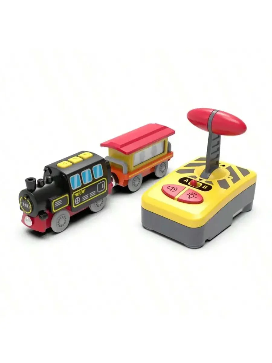 Conjunto Comboio Elétrico (Pilhas) RC Die Cast - Adequado para trilhos de Madeira.