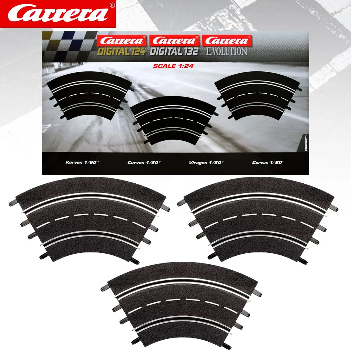 Pista para Autorama Carrera Slot Car 1/24 - Digital 132.