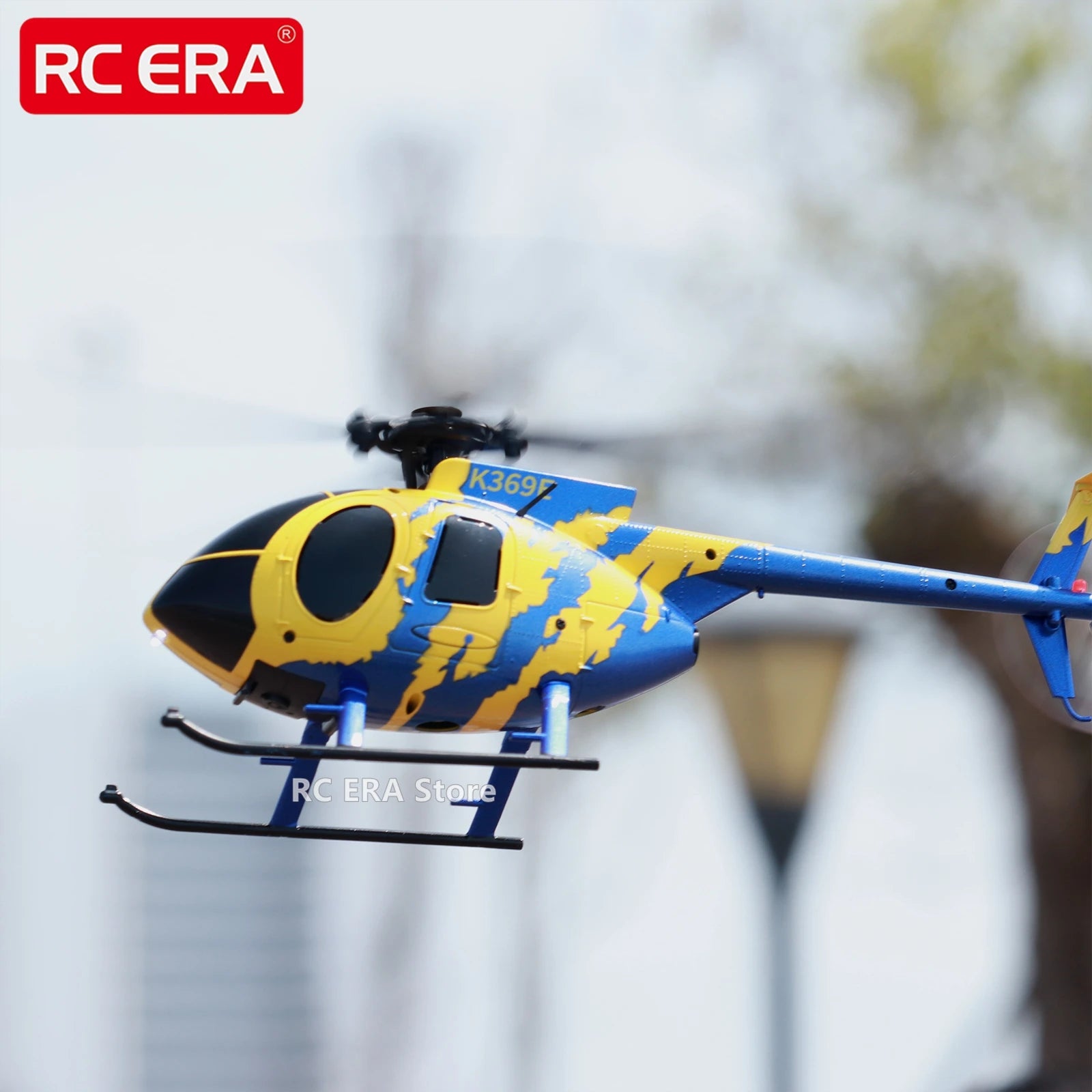 Helicóptero RC ERA C184 Mini MD500 com Sensor de Fluxo Óptico.