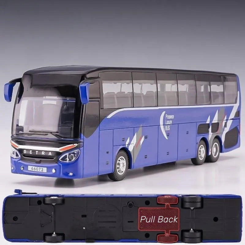 Ônibus de Luxo, Modelo Diecast (Metal) Escala: 1:50.