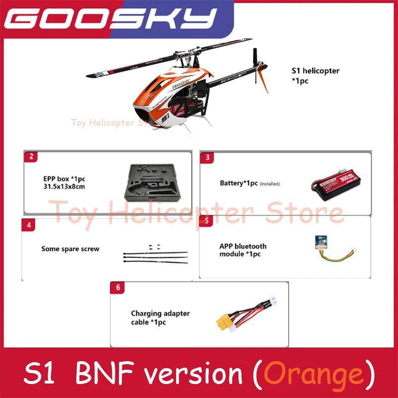 Goosky S1 – Helicóptero RC 3D de Alta Performance