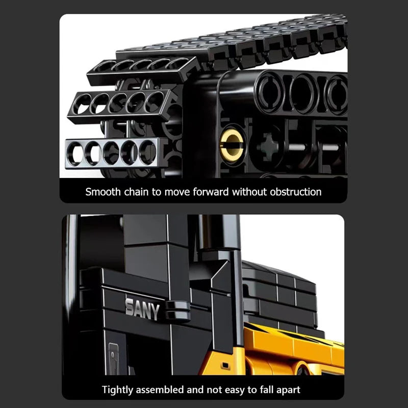 Escavadeira com 1.022 peças - SEMBO BLOCKS