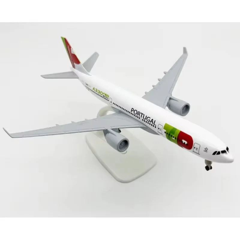 Airbus A330 TAP Portugal – Miniatura Die-Cast 20cm Alloy