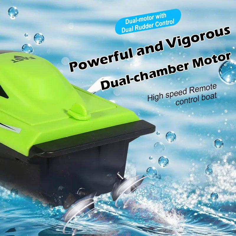 Barco RC de Alta Velocidade com Controle Remoto