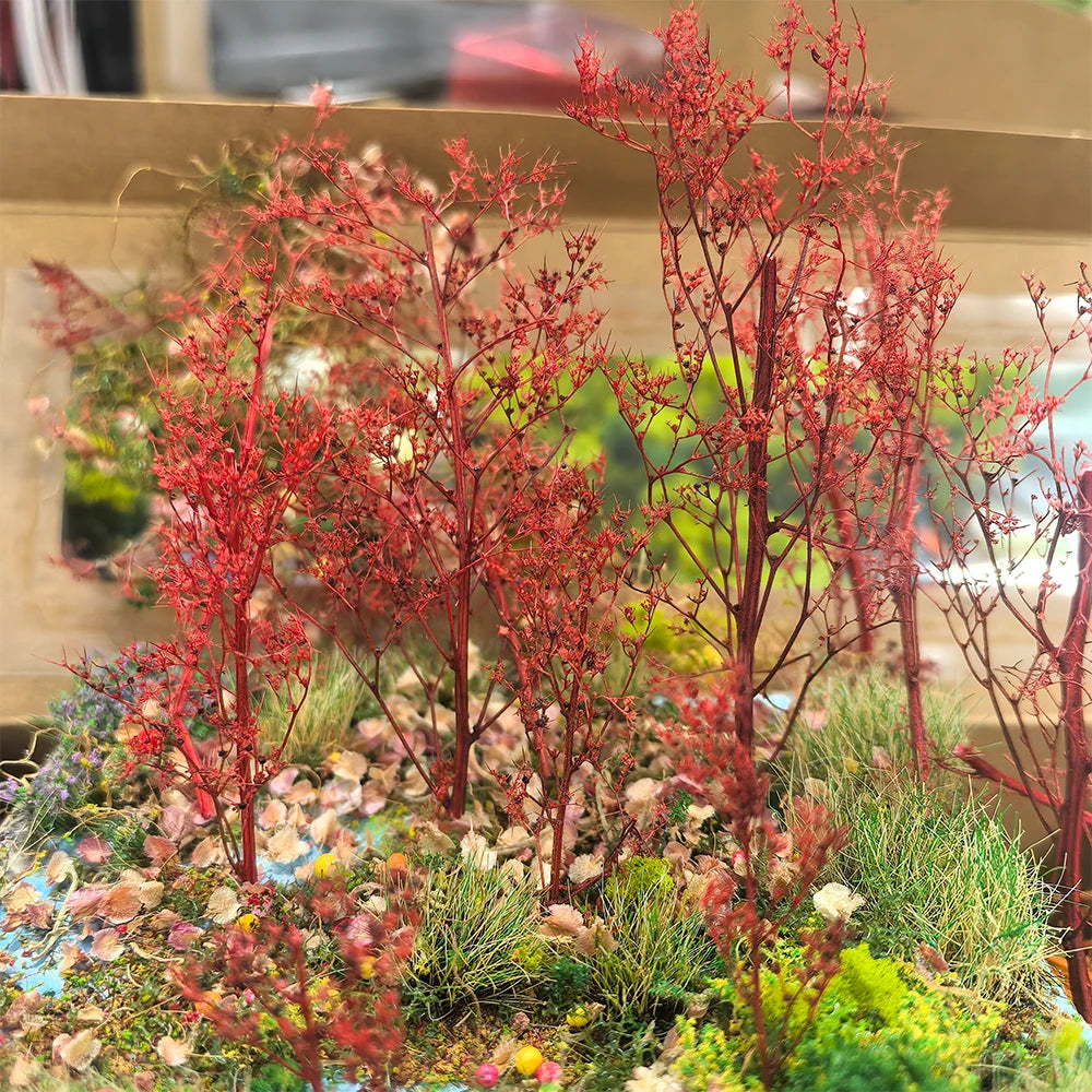 Simulação Árvore / Vegetação / Arbustos - 12-20 cm - Miniatura Tribulus - Diorama.