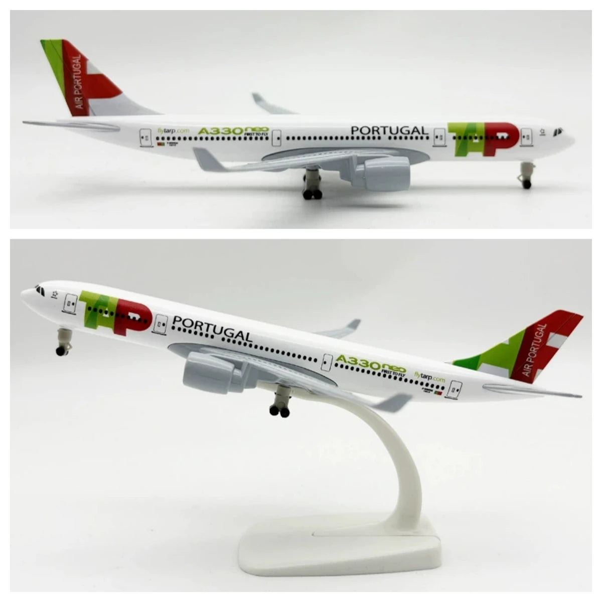 Airbus A330 TAP Portugal – Miniatura Die-Cast 20cm Alloy