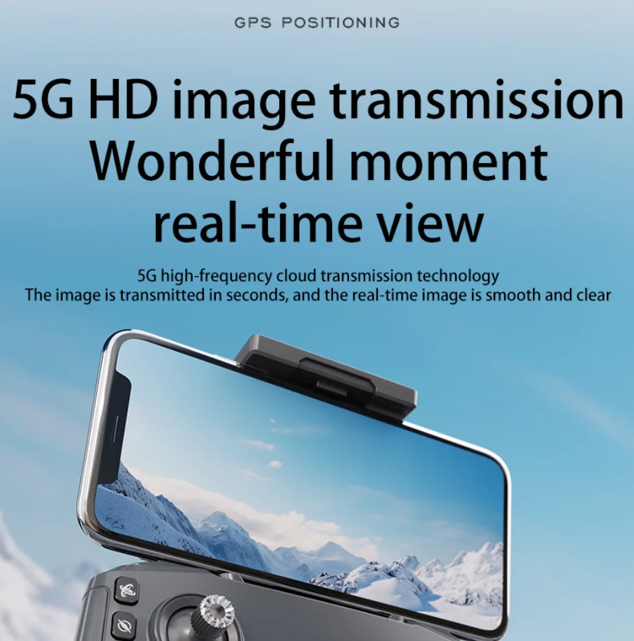 Drone PRO L600-1 - 4K com GPS HD Camera 5G WIFI 360 ° Prevenção de obstáculos 4.5 Polegadas