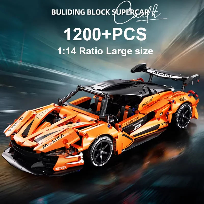 Nova McLaren 2025 Sports Car Escala:1:14 - 1200 Peças