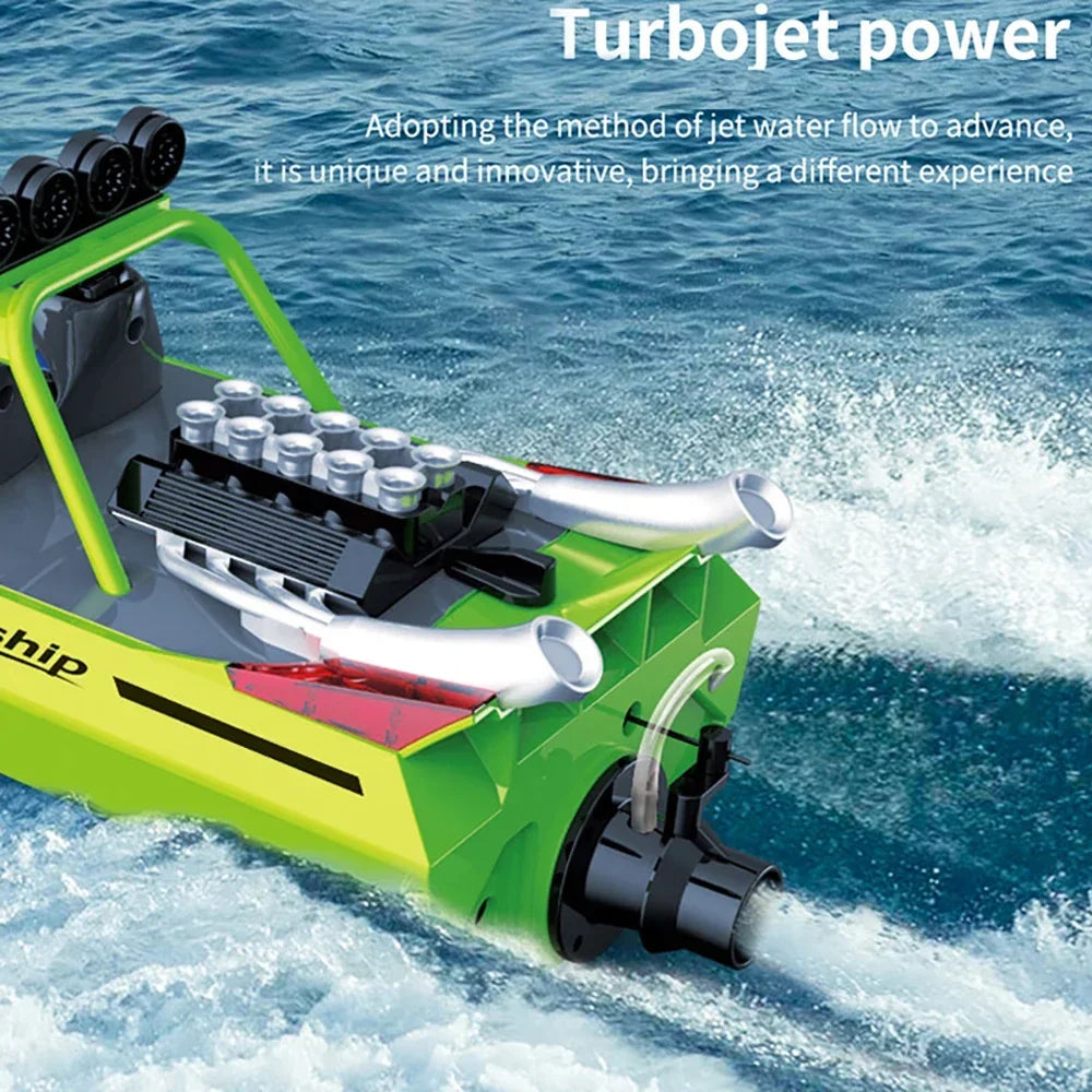 Barco RC TURBOJET PUMP - TY725 - Barco a jato de alta velocidade com controle remoto.