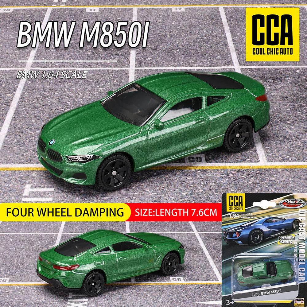 BMW M4 - Z4 - M850I - M4 - GT3 - Modelo de Carro fundido em liga metálica - Escala: 1:64