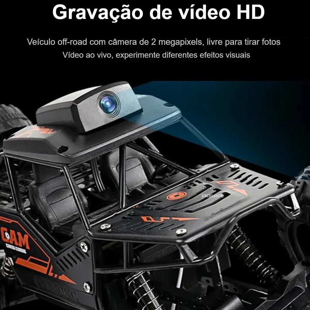 Carro de Controle Remoto com Câmera 720P
