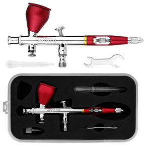 Aerógrafo de dupla ação NEOECO NCT-SJ83 Copos de fluido de 9 cc 1/3 oz