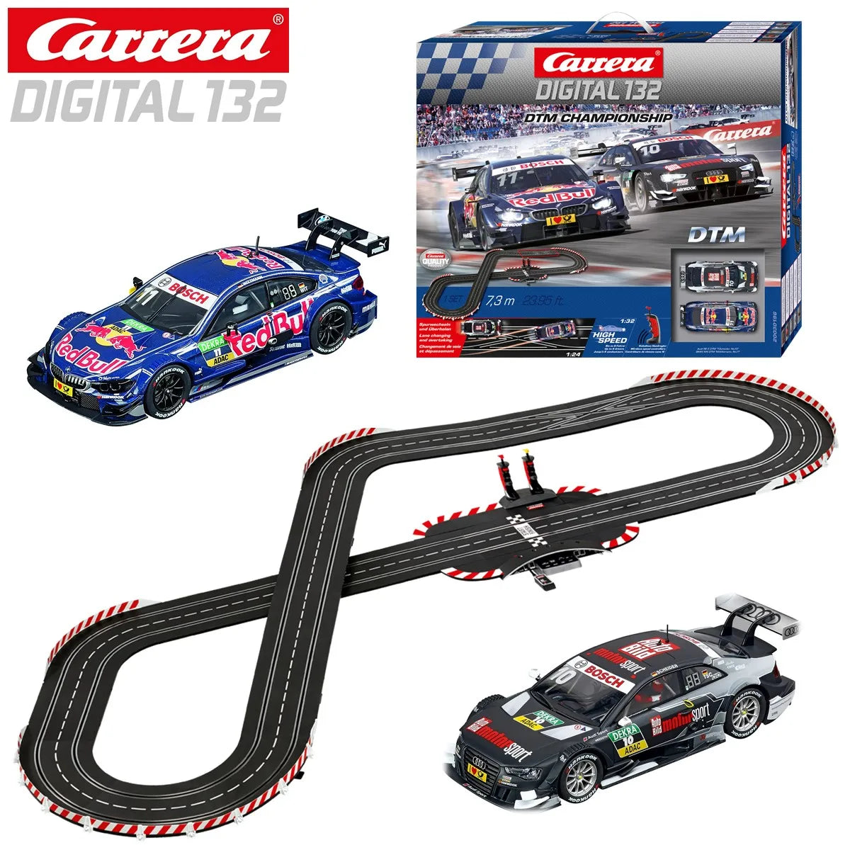 Autorama Carrera Slot Car Digital 132 - Conjunto Completo