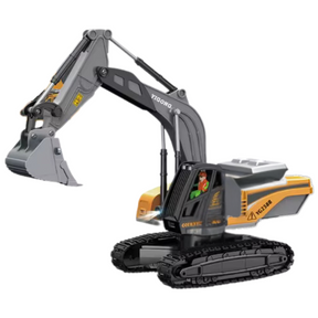 Caminhão, Escavadeira e Trator. Controle Remoto. Escala: 1:24