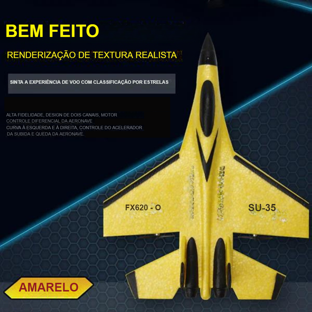 Avião de Combate de Controle Remoto, SU-35.