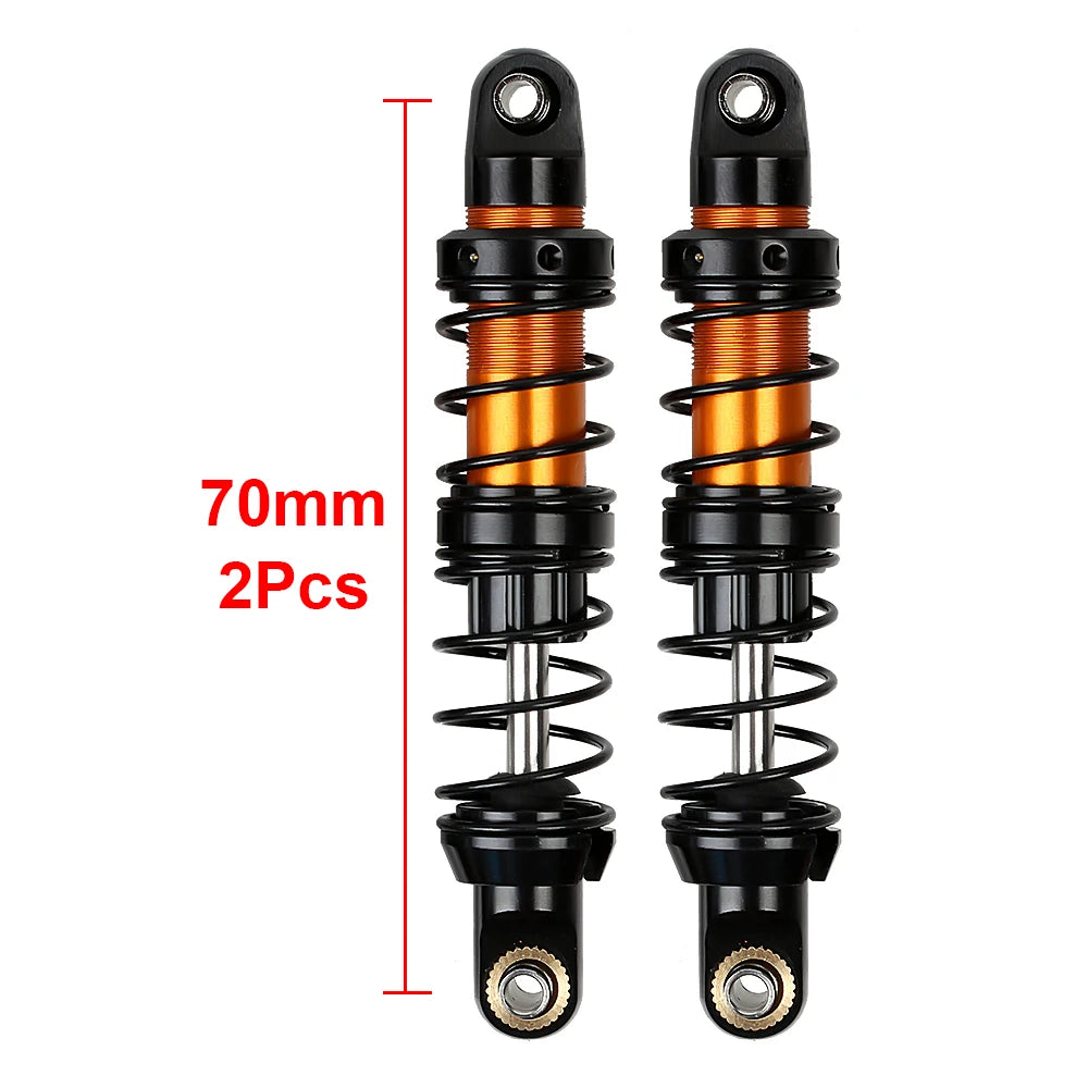 Amortecedor INJOR de Alumínio a Óleo para Carros de RC – 70/80/90/100/110/120mm.