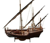 NAVIO DE MADEIRA ITALIANO – UCS EXPLORER / ANGELA 1792 • Kit de Montagem em Madeira • Escala 1/50 • Barco Clássico de Vela.