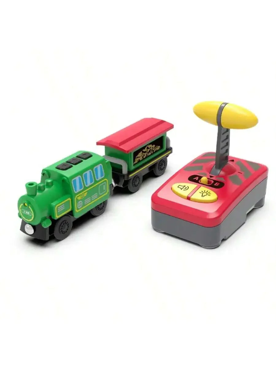 Conjunto Comboio Elétrico (Pilhas) RC Die Cast - Adequado para trilhos de Madeira.