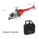 Helicóptero RC Era C138 Bell 206 Jet Ranger – 4 Canais, Giroscópio 6 Eixos e Altitude Hold