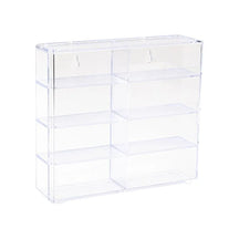 Grades Transparentes à prova de poeira, Expositor Acrílico, Montagem na parede - Escala: 1/64, Hot Wheels.