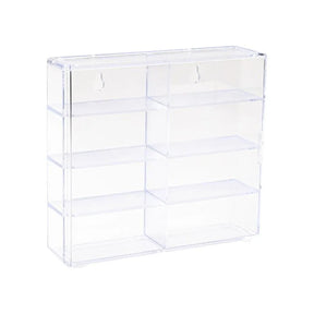 Grades Transparentes à prova de poeira, Expositor Acrílico, Montagem na parede - Escala: 1/64, Hot Wheels.