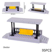Estação Ferroviária Urbana Plataforma / Semáforo / Caverna / Viaduto / Trilhos Retos e Curvos.