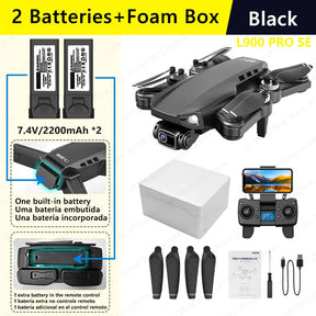 Drone Profissional 5G WIFI - GPS 4K - L900 PRO SE Oficial da LYZRC - Dobrável