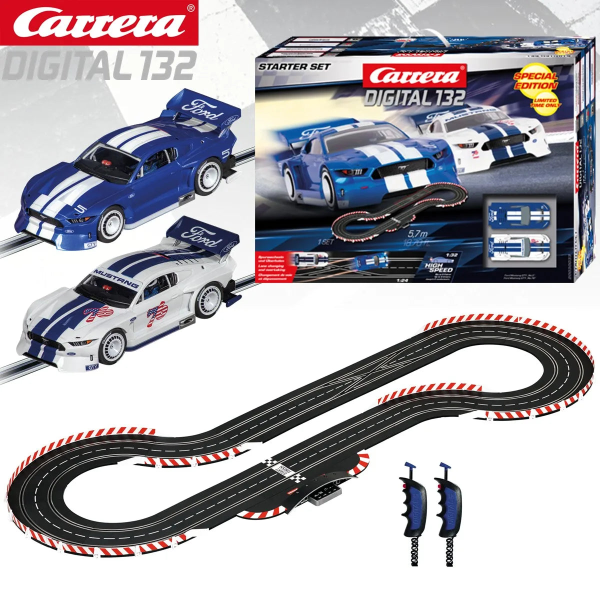 Autorama Carrera Slot Car Digital 132 - Conjunto Completo