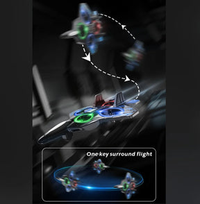 Avião RC dFighter 2.4G - Controle Remoto Planador Acrobático 360 ° com LED.