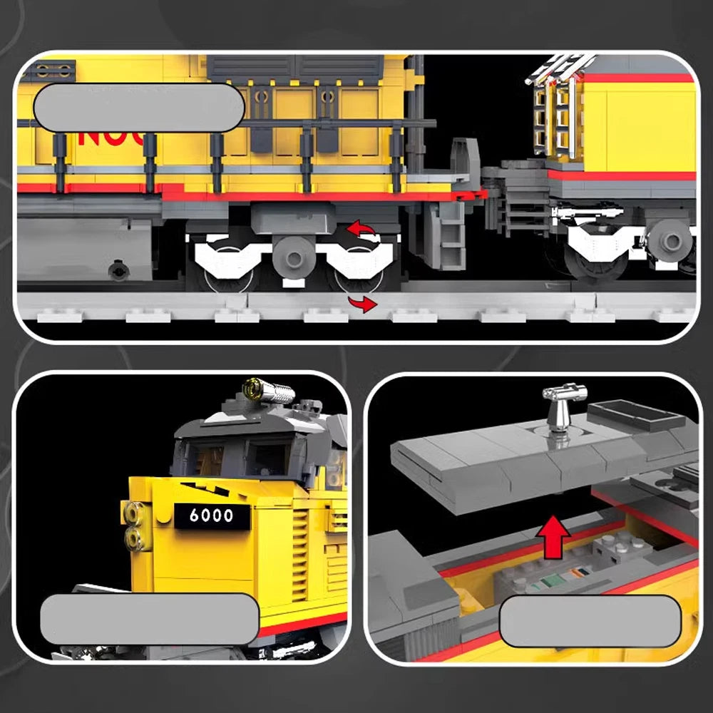 Locomotiva de Montar - AC6000CW - 1062pcs