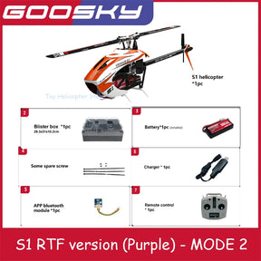 Goosky S1 – Helicóptero RC 3D de Alta Performance