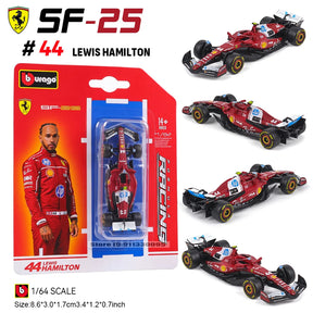 BBurago 1:64 Red Bull Racing F1 2025 RB21 -  Verstappen e Yuki Tsunoda