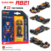 BBurago 1:64 Red Bull Racing F1 2025 RB21 -  Verstappen e Yuki Tsunoda
