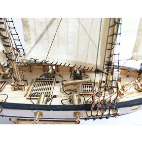 Veleiro Luxuoso Halcon 1840 - Escala: 1/100 - Canhões de latão - Kits de construção