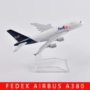 Airbus A380 FedEx Express – Modelo Diecast 1/400 (16cm) – Jason TUTU