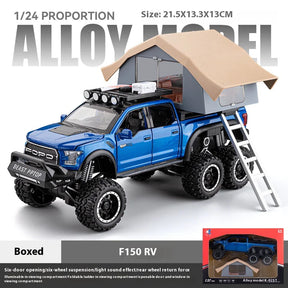 Caminhonetes F150 Raptor em Metal Fundido com Som e Luz - Die Cast - Escala: 1:24