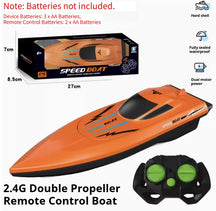 Barco RC de Alta Velocidade – 30 km/h | Duplo Motor | 2.4GHz